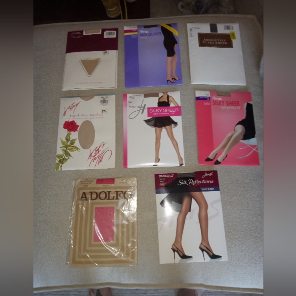 Vinatge Bundle Women's Intimates Hoisery, Various Sizes And Colors